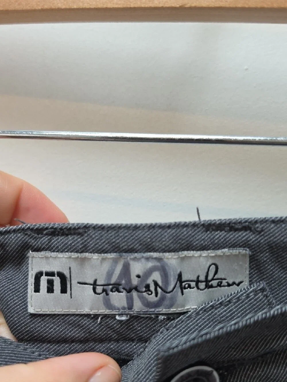 Travis Mathew Dark Charcoal Flat-Front Shorts